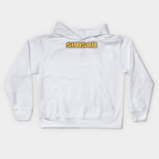 Simson logo (yellow) Kids Hoodie